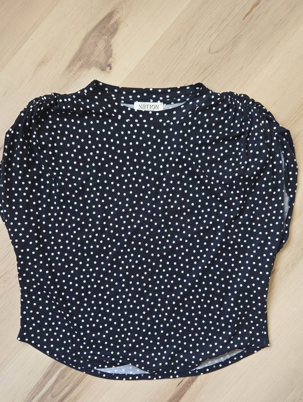 Nation LTD Polka Dot Tee, Size Medium